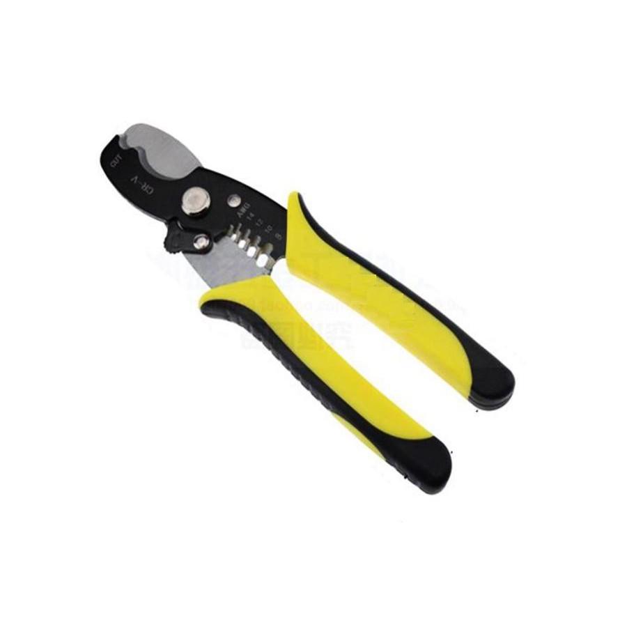 Kìm cắt tiện dụng lột vỏ dây cáp 8 inch thép đặc biệt CR-V- 206097