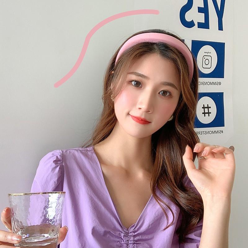 Bờm Cài Tóc Vải Nhiều Màu Sắc Phong Cách Hàn Quốc Xinh Xắn Mainia Shop