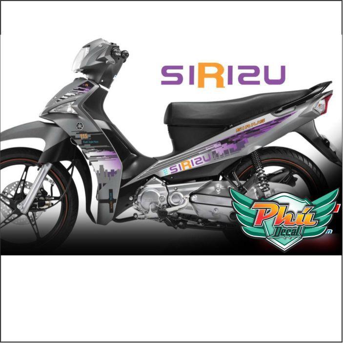 Tem Rời Sirius Fi Xám bạc City