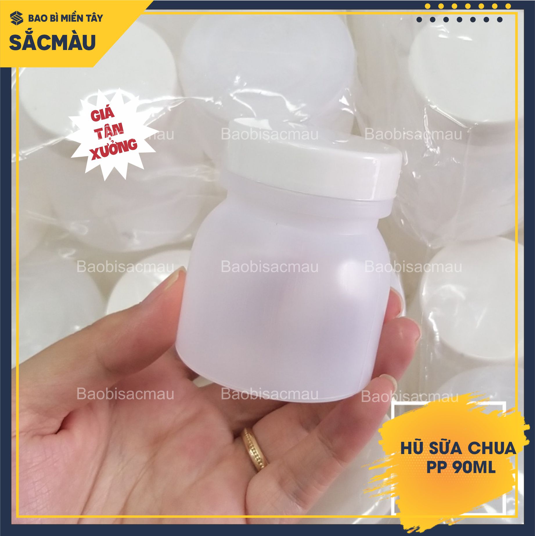 50 HŨ ĐỰNG SỮA CHUA 90ML