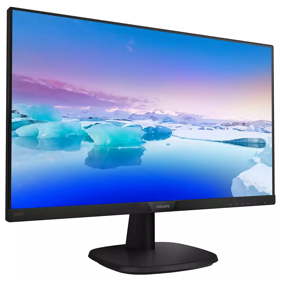 Màn hình máy tính 24inch Philips 243V7QDSBF (23.8&quot; FHD IPS, HDMI+VGA 75Hz) - Hàng chính hãng DGW phân phối