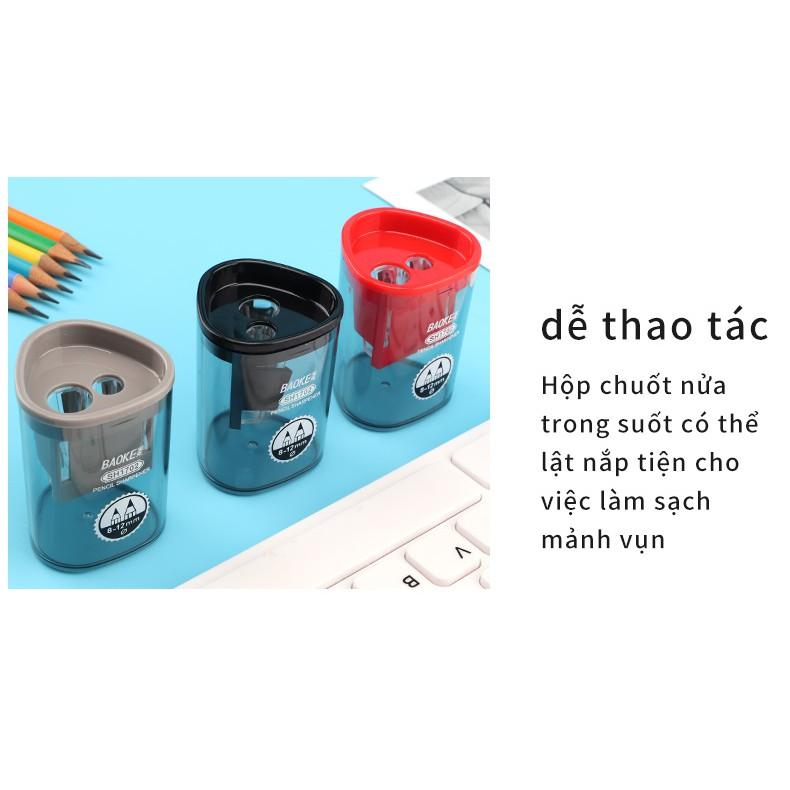 Combo 3 cái Chuốt Gọt Bút Chì BAOKE-4 Màu ngẫu nhiên-SH1702