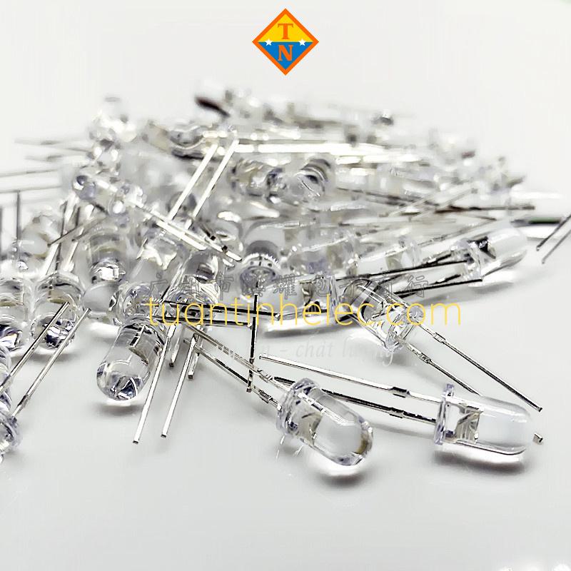 LED 5 MM đơn sắc đỏ, xanh lá cây, vàng, xanh dương, trắng