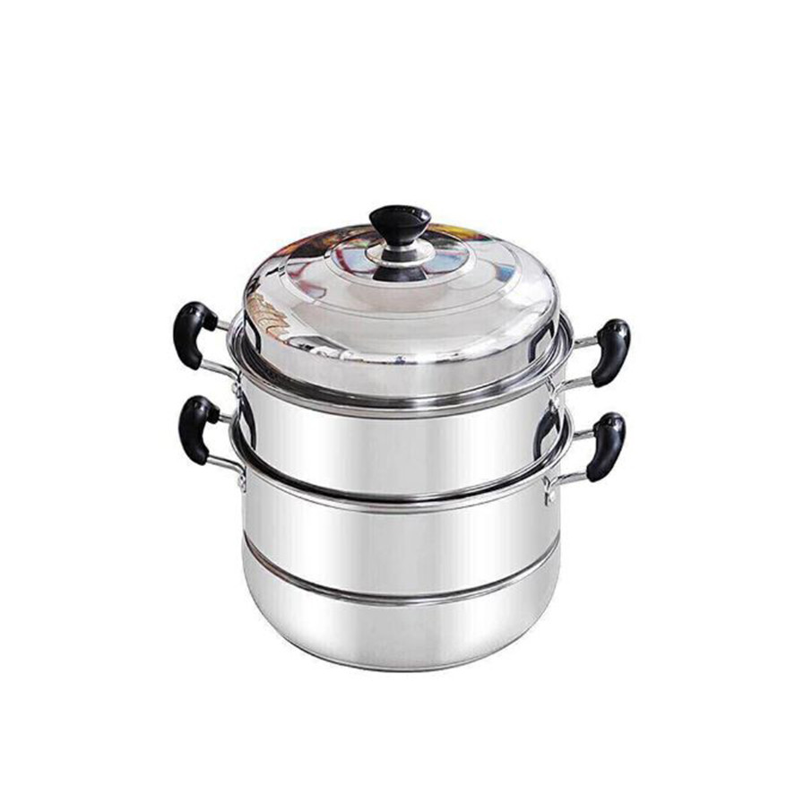 Nồi Hấp Inox 3 tầng 28cm Đa Năng Nhà Bếp