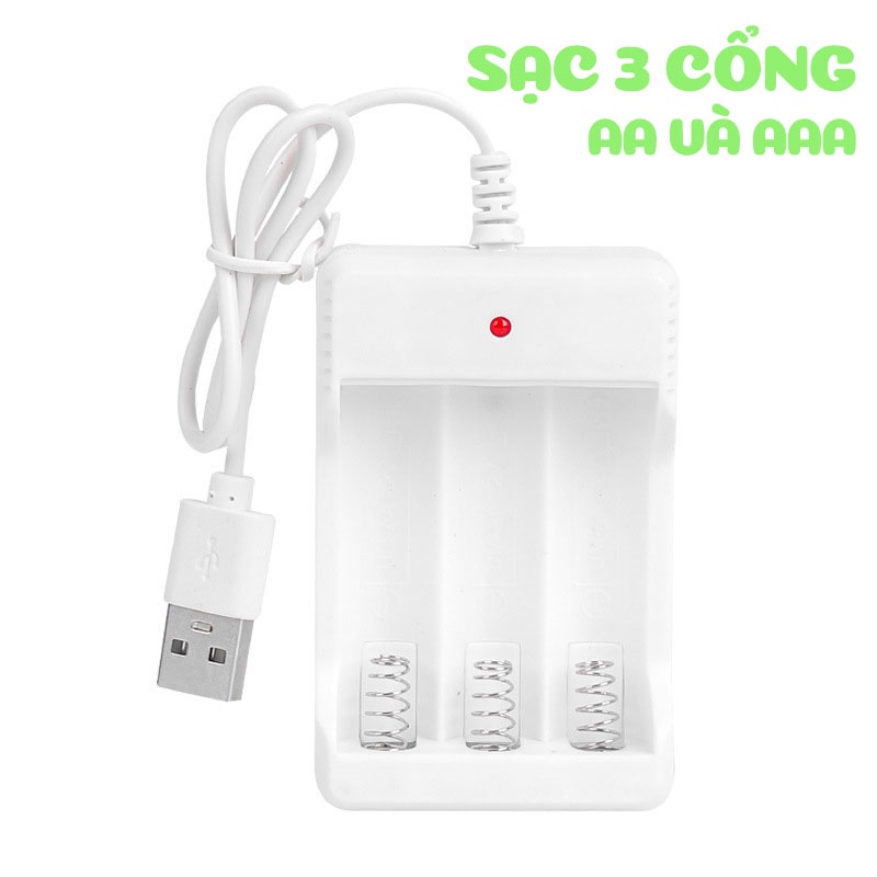 Pin Sạc AA AAA 600mAh 700mAh 1100mAH 3000mAh 1.2V Dùng Lại Sau Mỗi Lần Sạc