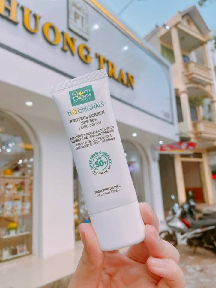 Kem Chống Nắng Phổ Rộng Toàn Diện Ngừa Lão Hóa, Phòng Chống Nám Quay Lại - MartiDerm The Originals Proteos Screen SPF50+ 40 ml