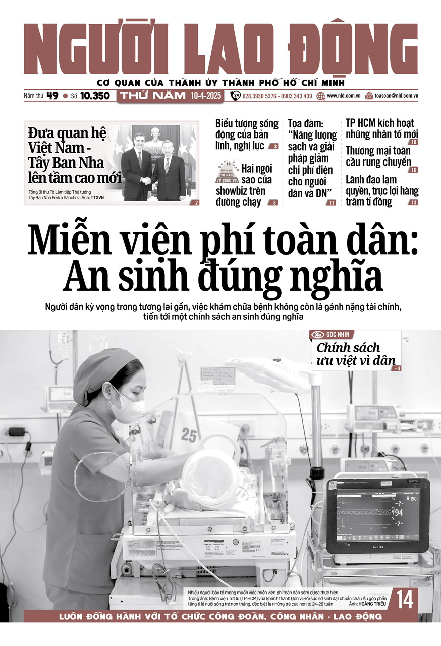 báo Người Lao Động từ ngày 07-04-2025 đến 13-04-2025