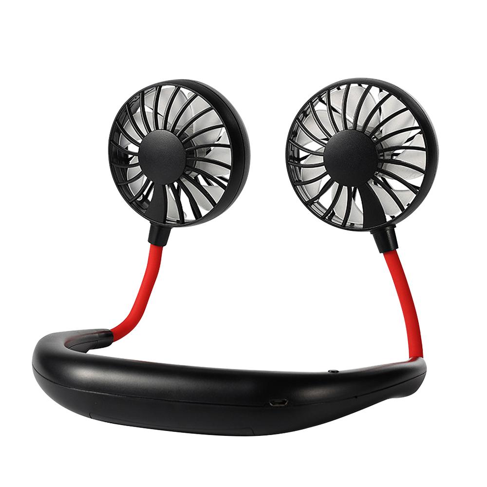 Quạt treo cổ USB di động xoay 360 °