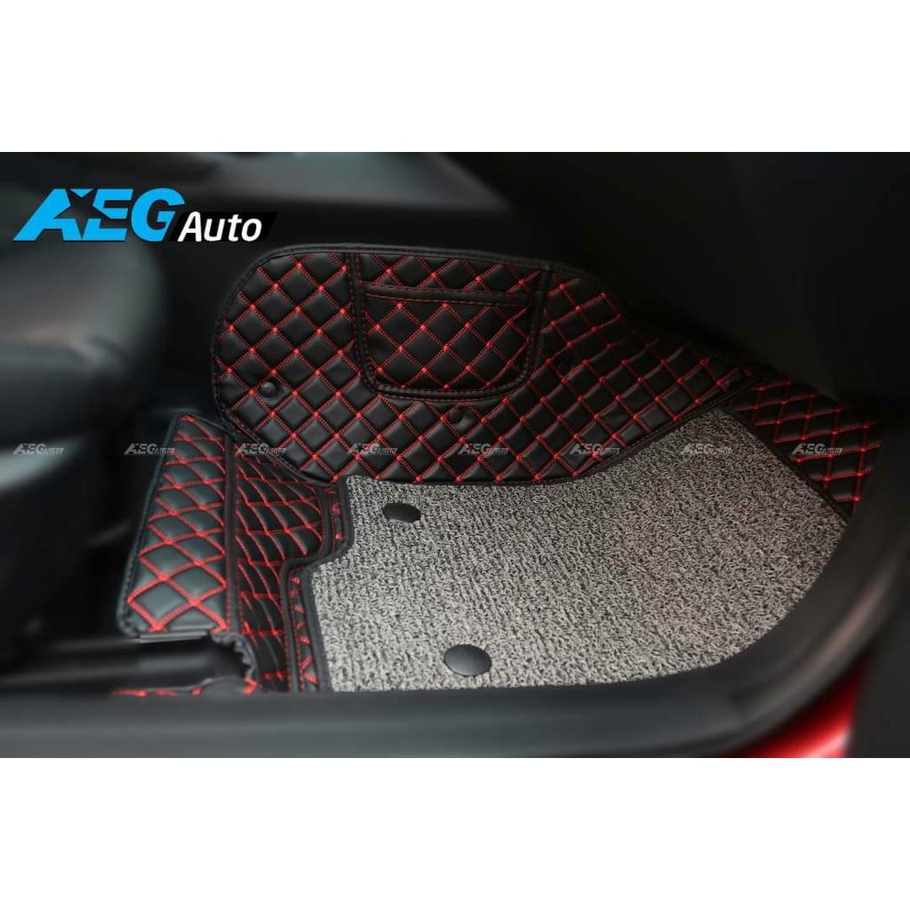 Thảm Lót Sàn Xe MAZDA 2 đời 2019 - 2022, Thảm 5D mẫu da cao cấp, kết hợp rối sàn, Chuẩn Phom, Đa Dạng Mẫu Mã