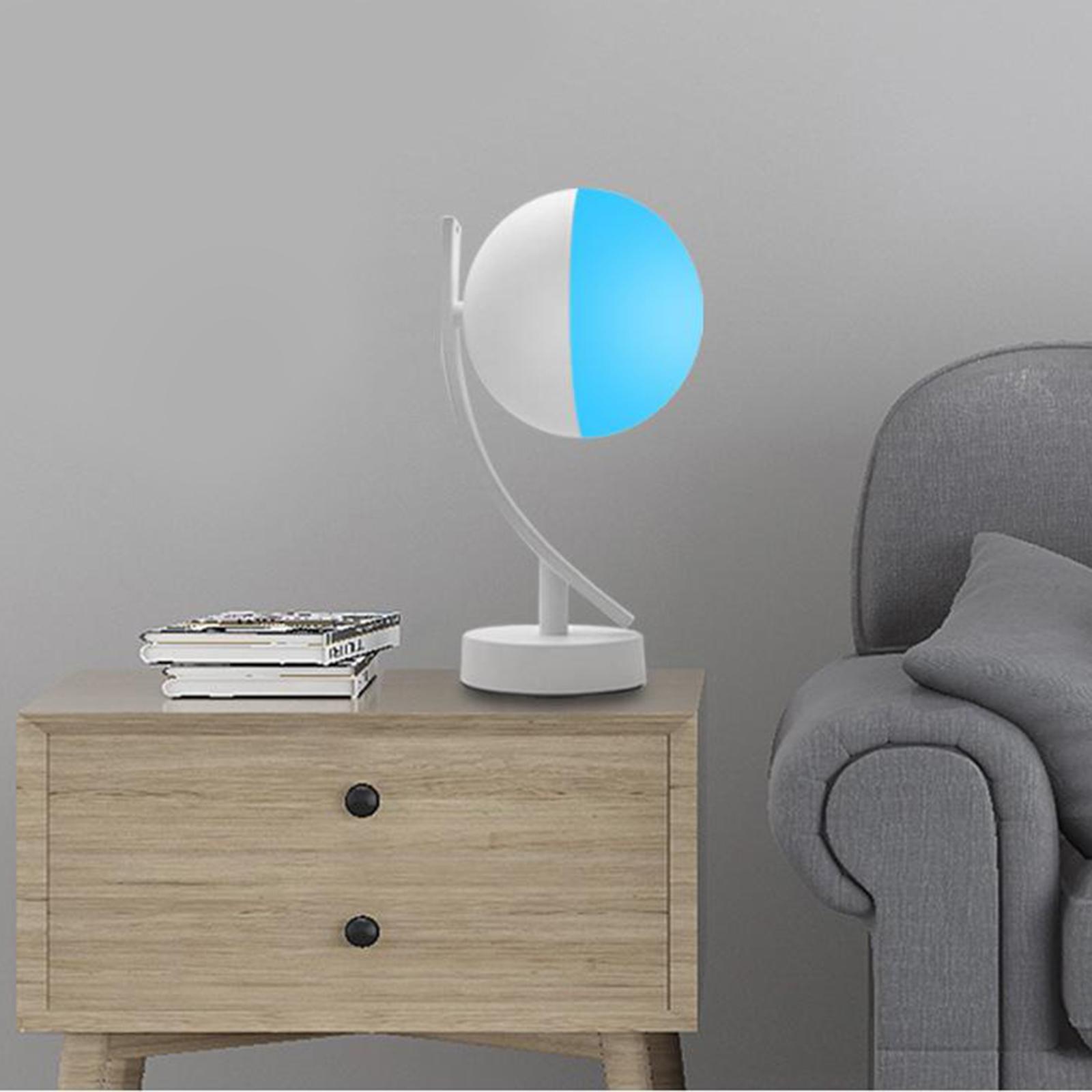 LED Voice Control Desk Lamp Bedside Table Light Eye-Caring Reading Lamp