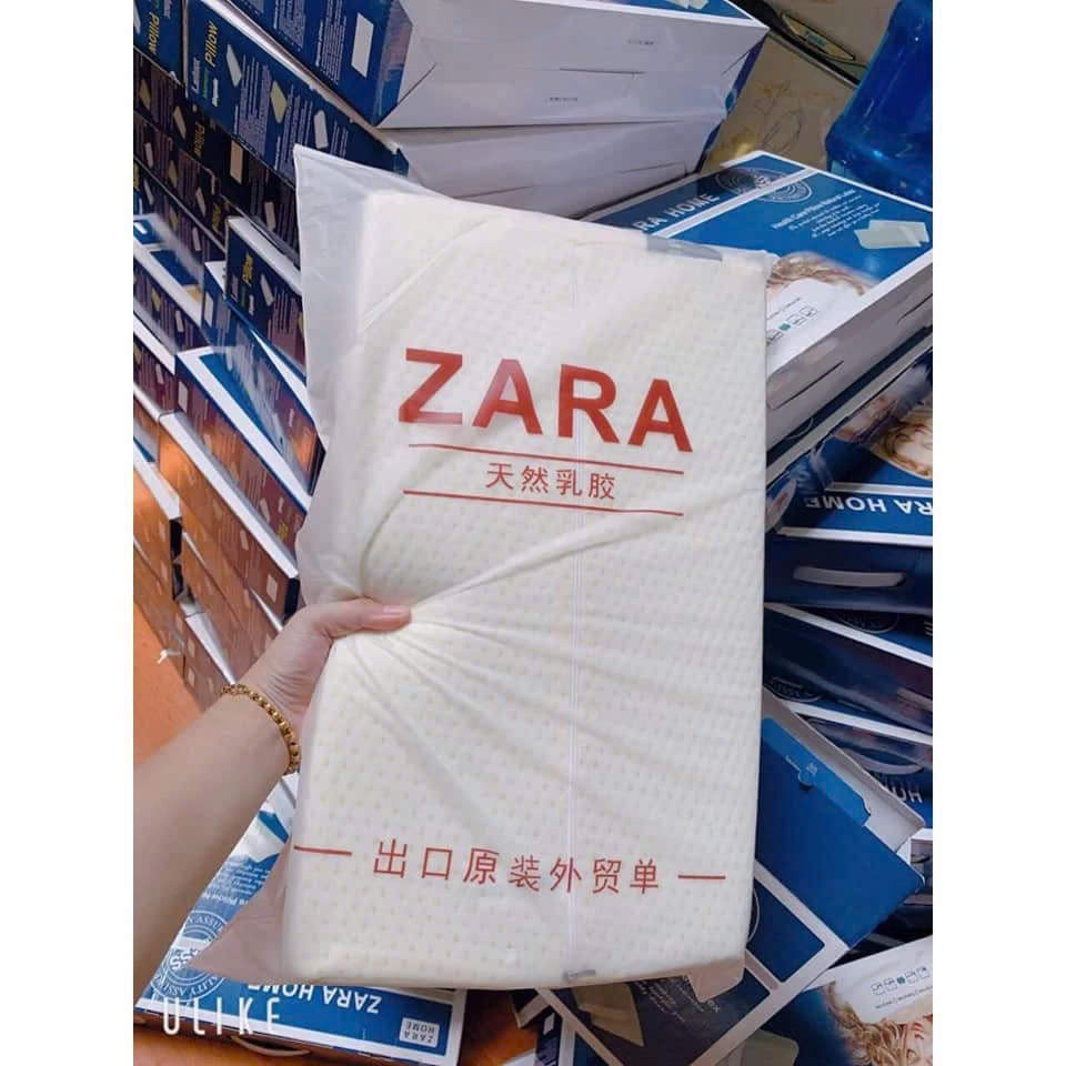 Gối Nằm Gòn Cao Su Non Chống Đau Mỏi Vai Gáy Cổ Cho Người Lớn Trẻ Em Kích Thước 30x50x10cm Cao Cấp Gối Đầu Cho Giấc Ngủ Êm Ái Văn Phòng Du Lịch Dã Ngoại Phượt Đi Chơi Ngoài Trời