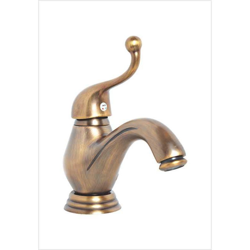 Vòi lavabo cổ điển - vòi lavabo đồng thau 20cm