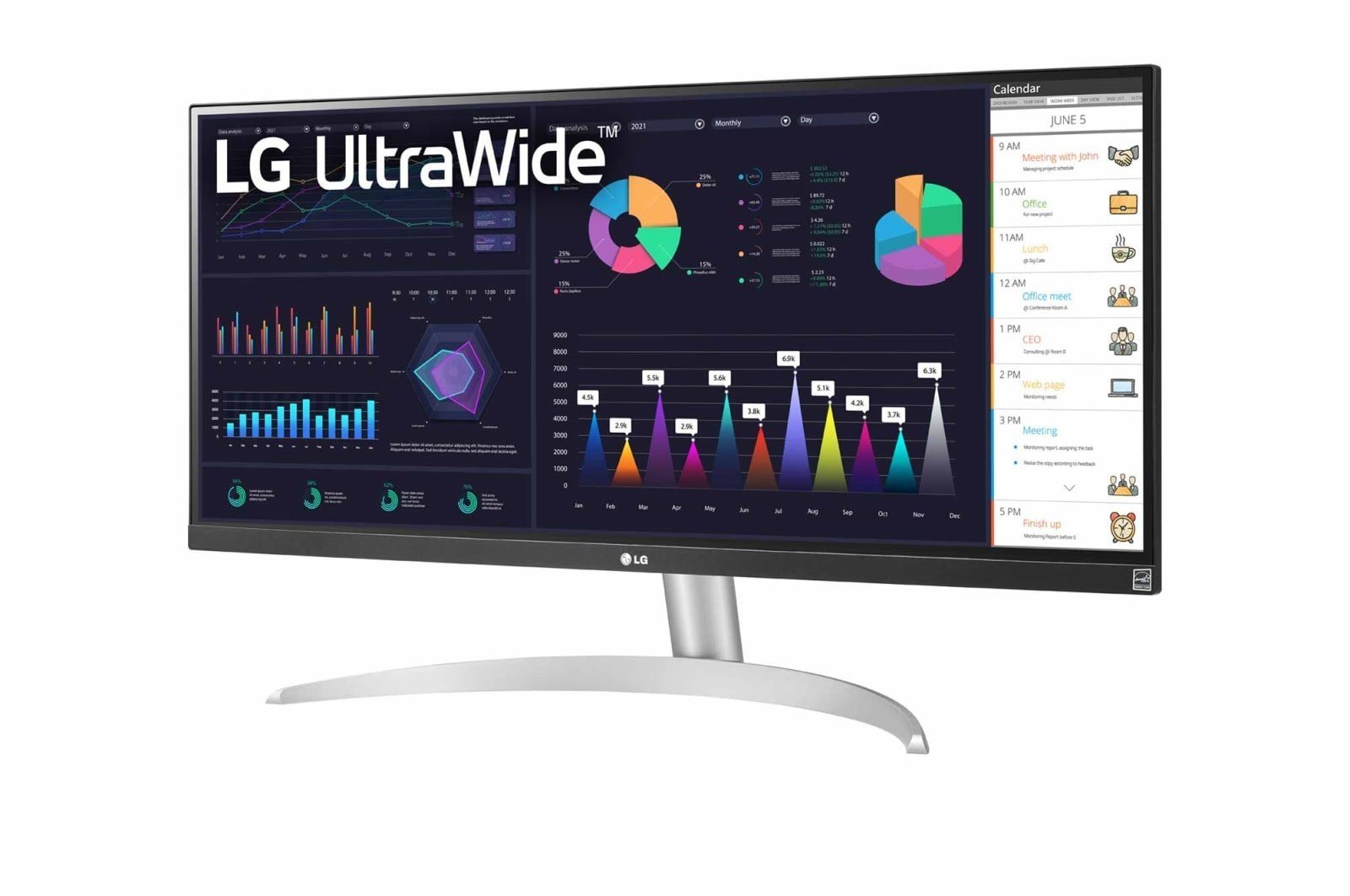 Màn hình LG 29WQ600-W UltraWide (29 INCH/FHD/IPS/100HZ/1MS/LOA/Type-C) - Hàng chính hãng