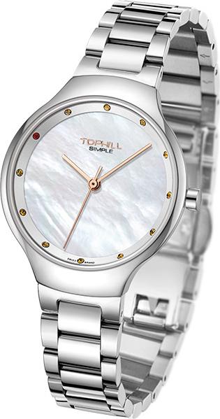 Đồng hồ nữ mặt xà cừ Thụy Sĩ TOPHILL TS017L.S1237