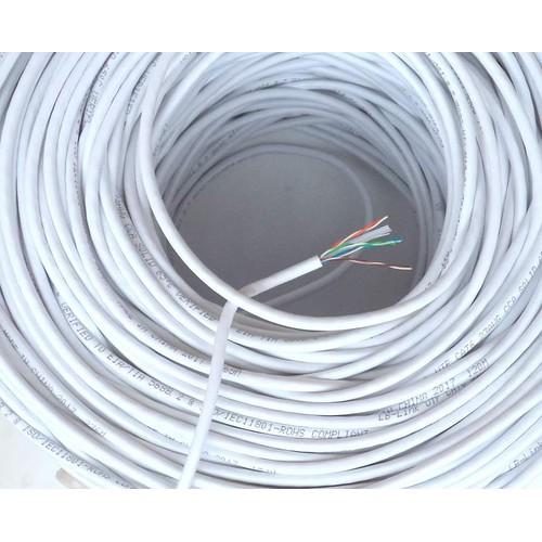 50m dây cáp mạng CAT6 đi ngoài trời. Lõi đồng dày, vỏ ngoài nhựa bền