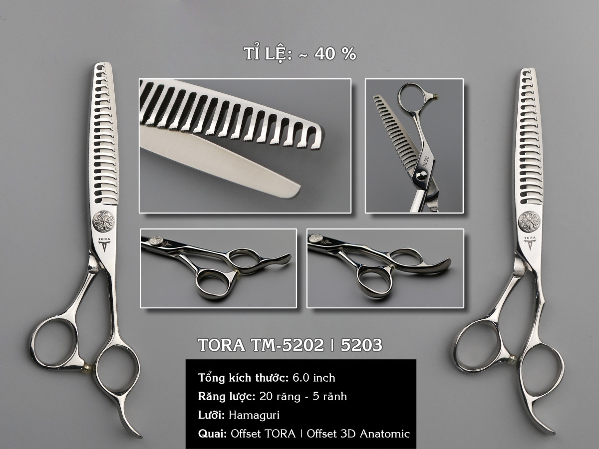 Kéo tỉa tóc TORA TM-5202