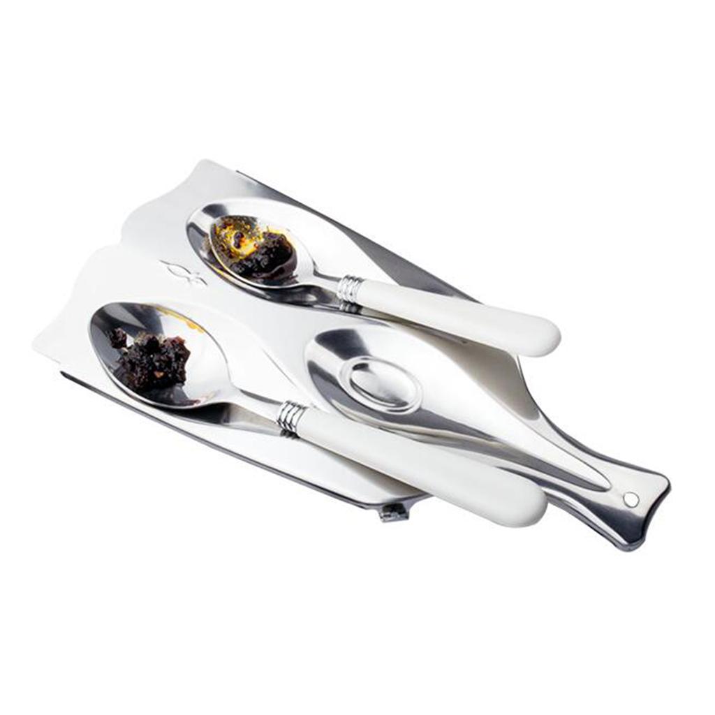 Durable Stainless Soup Spoon Scoop Rack Holder Cutlery Holder Home Kitchen Accessories