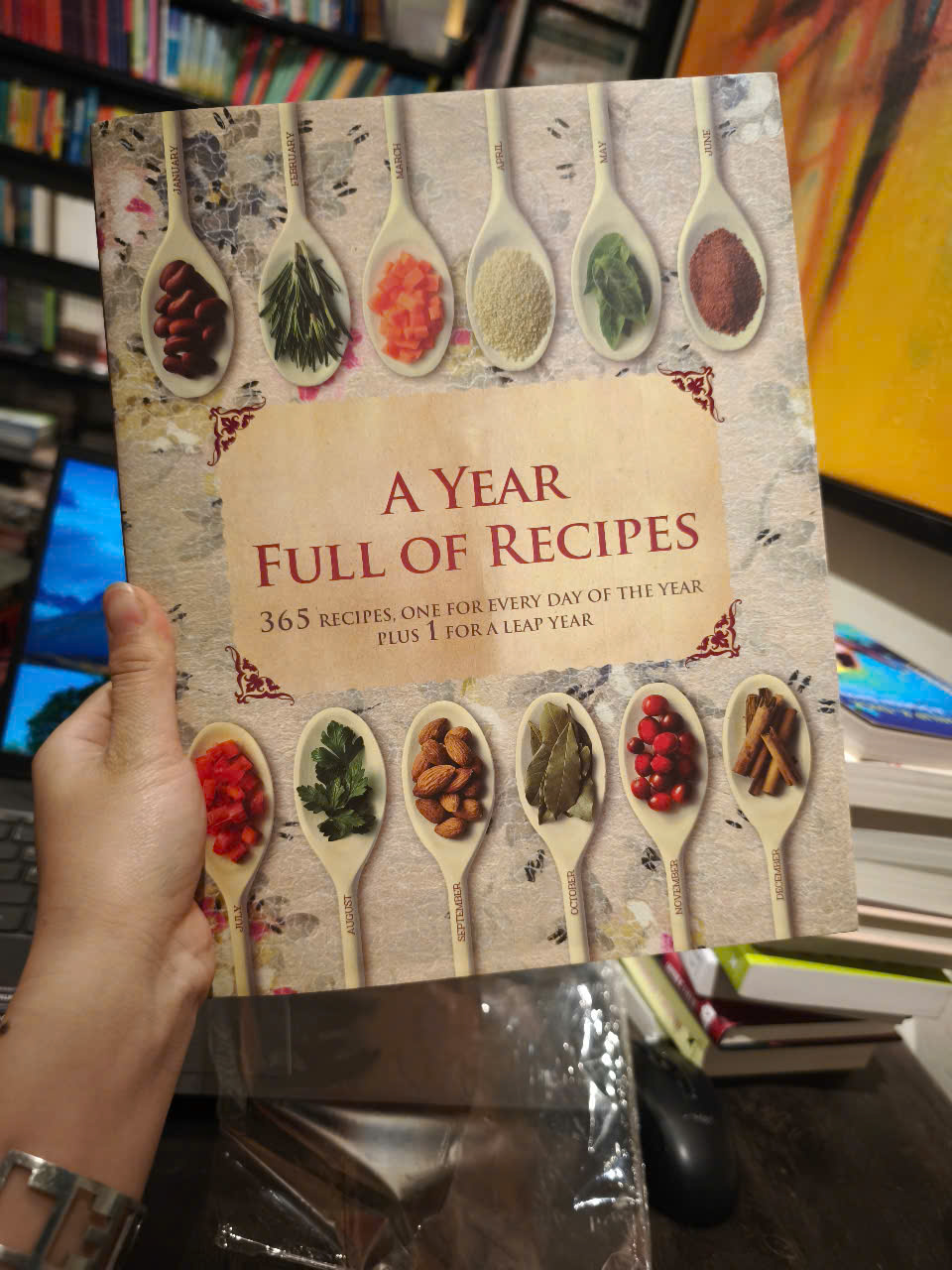 Sách - A Year Full of Recipes: 365 Recipes, One for Every Day of the Year Plus 1 for a Leap Year