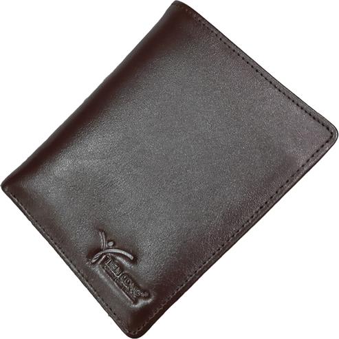 Ví Nam Da Bò Thật Kiểu Đứng Màu Nâu - TCN1003