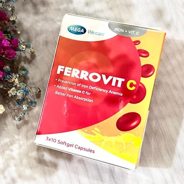 FERROVIT &amp; FERROVIT C-VIÊN BỔ MÁU, BỔ SUNG SẮT, VITAMIN C CHO BÉ VÀ MẸ BẦU