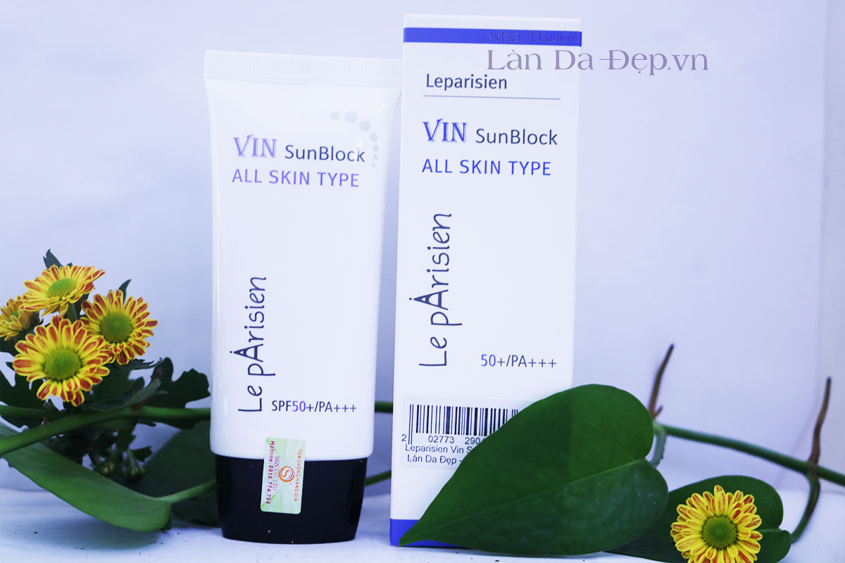 Kem chống nắng Leparisien Vin Sunblock SPF 50+ PA+++