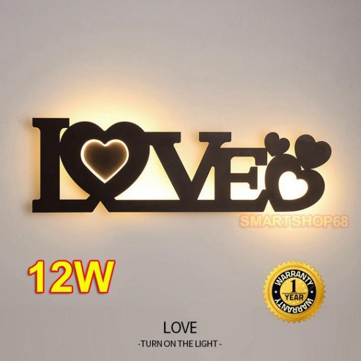 Đèn gắn tường trang trí hình chữ LOVE -C6577 DT HQ
