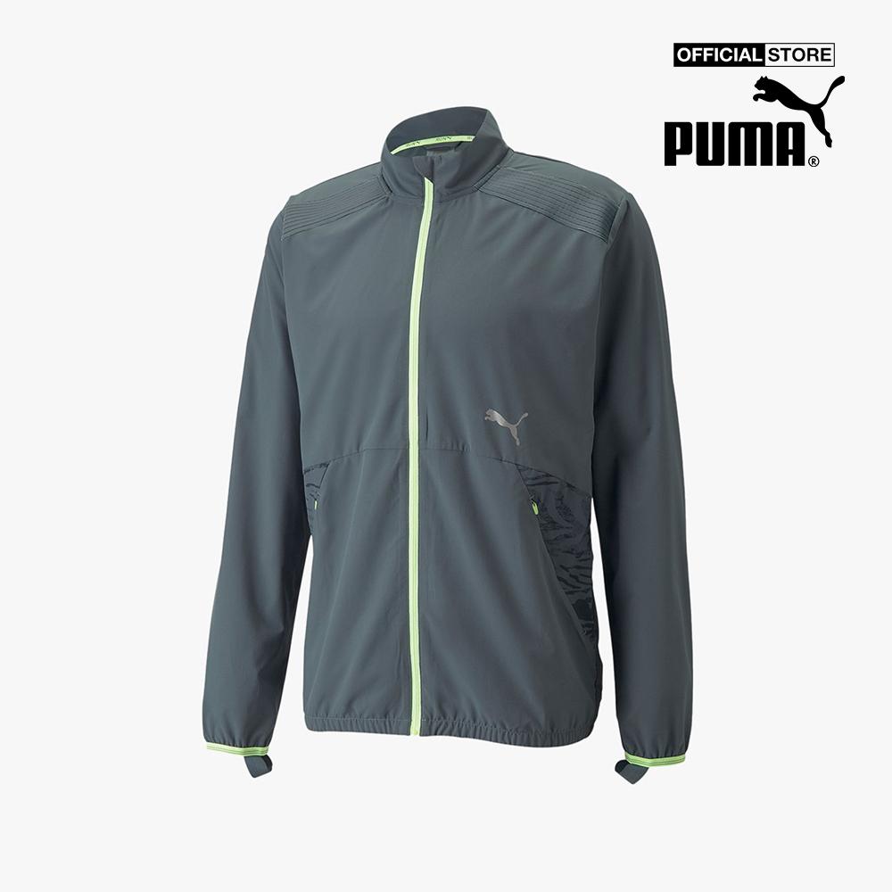 PUMA - Áo khoác thể thao nam cổ cao Ultraweave S FSTR Running 521397