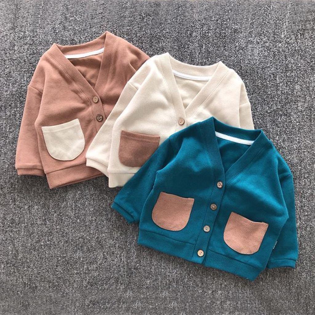 Áo khoác cardigan cho bé ROSY KIDS, Áo khoác cotton cho bé chuẩn hàng xuất khẩu cho bé từ 6-20kg