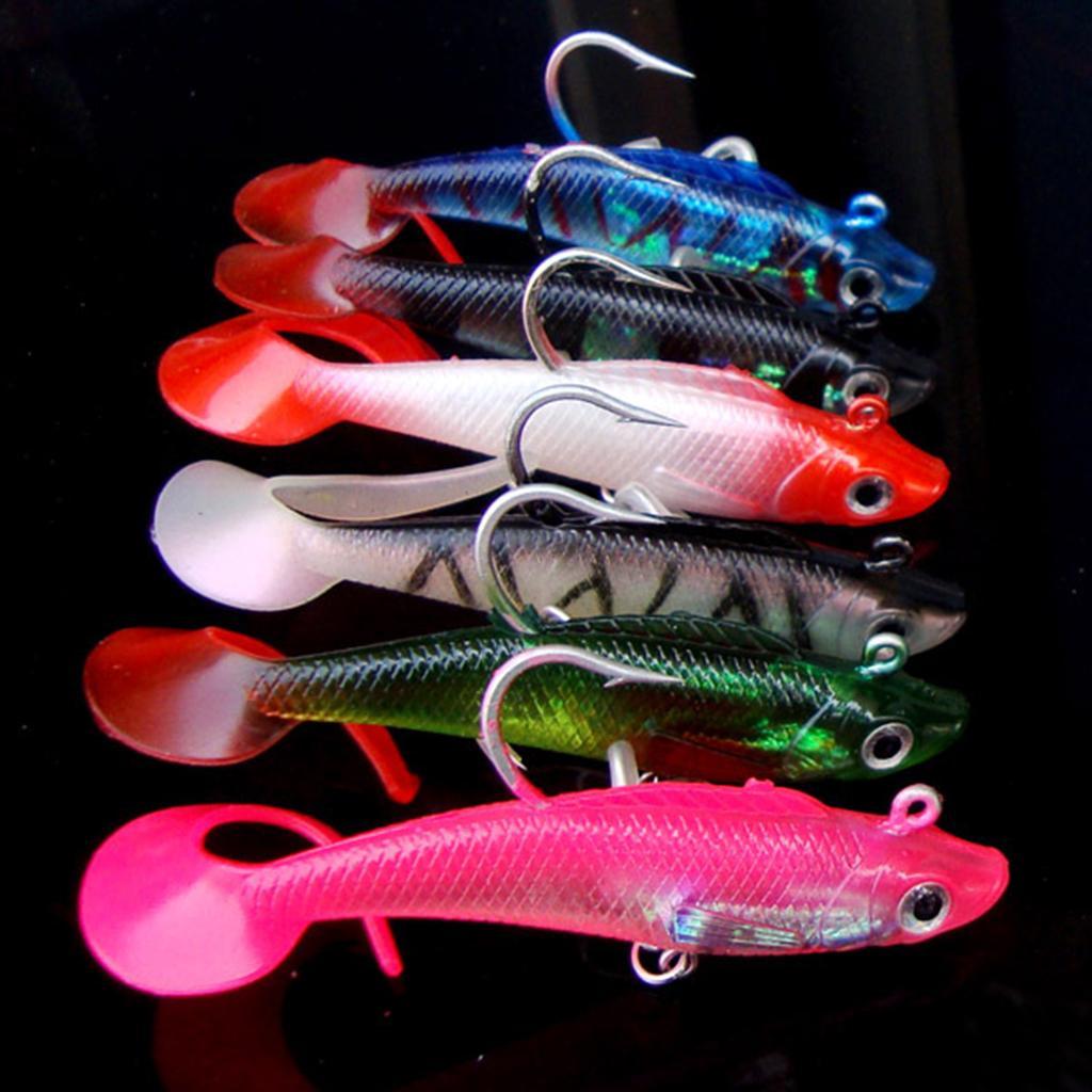 Soft Plastic Popper Fishing Baits Lures and Life-like Cicada Floating Lures