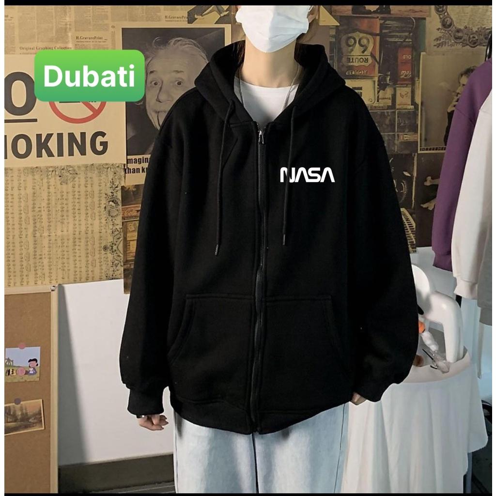 ÁO KHÓAT NỈ DÂY KÉO NASA, ÁO HOODIE NAM NỮ PHONG CÁCH HÀN QUỐC XỊN SÒ - DUBATI FASHION