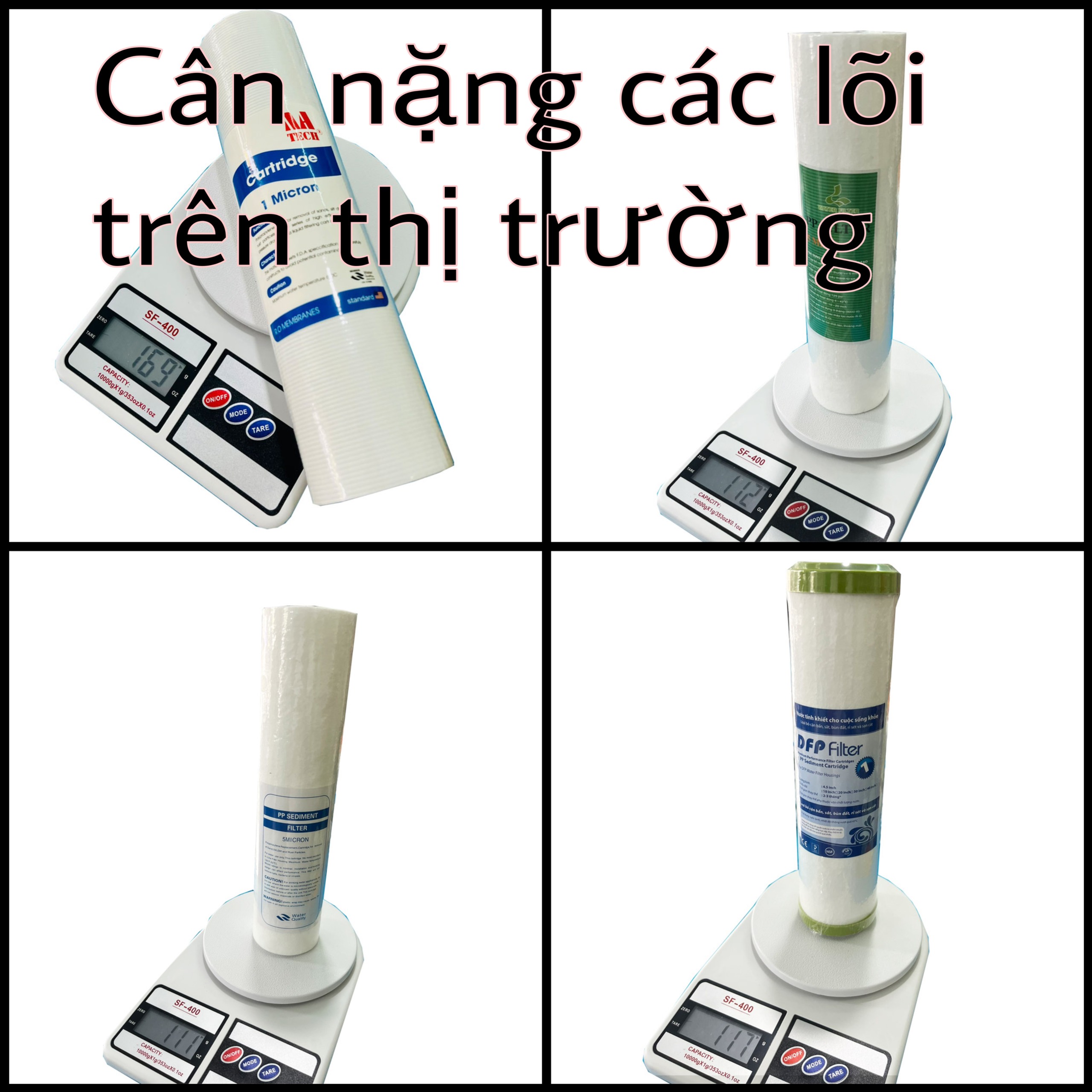 Lõi lọc nước lõi số 1 Atech - Hàng chuẩn xuất khẩu