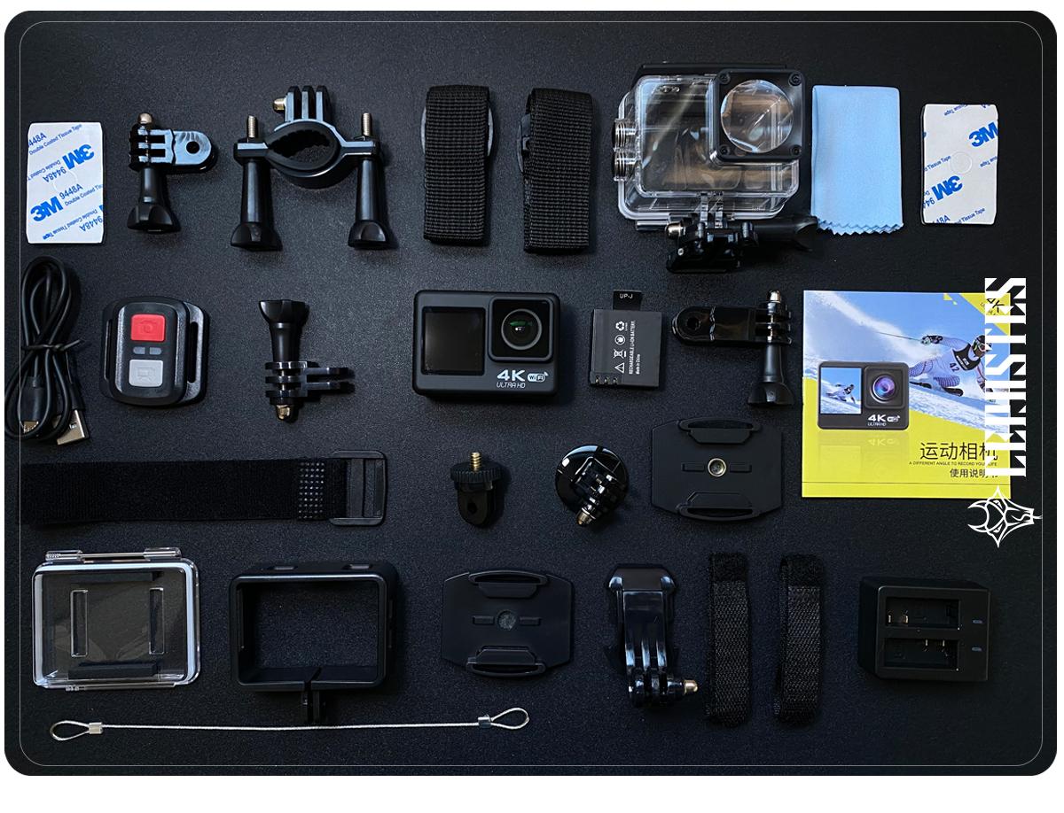 Cerastes 4K 60fps WiFi Camera hành động chống lắc