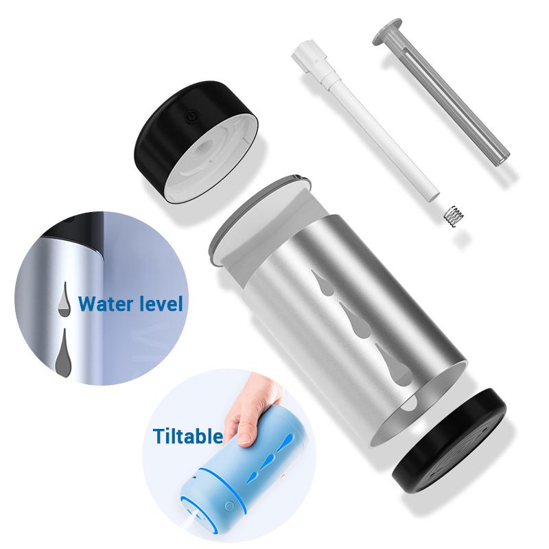 300Ml Máy Tạo Độ Ẩm Phun Sương Đầy Sao Bầu Không Khí Đèn Khuếch Tán Tinh Dầu USB Thấp Decibel Tắt Tiếng Máy Phun Sương Tạo Ẩm Cho Ô Tô Hộ Gia Đình