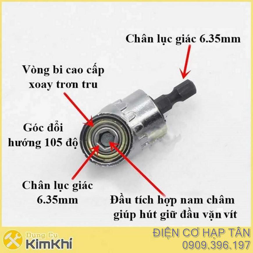 ĐẦU CHUYỂN HƯỚNG MŨI BẮT VÍT 105° CHUÔI LỤC GIÁC