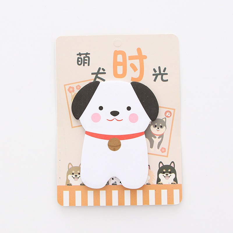 Combo 6 bộ giấy note Chó Shiba Nhật Bản đáng yêu