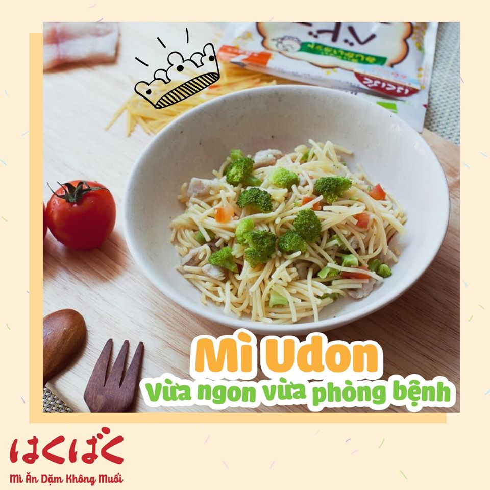 Combo 4 Gói Mỳ Ăn Dặm Hakubaku Nhiều Loại Tự Chọn