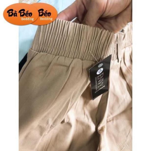 Quần short Kaki ống rộng cúc khoá chun lưng ảnh thật