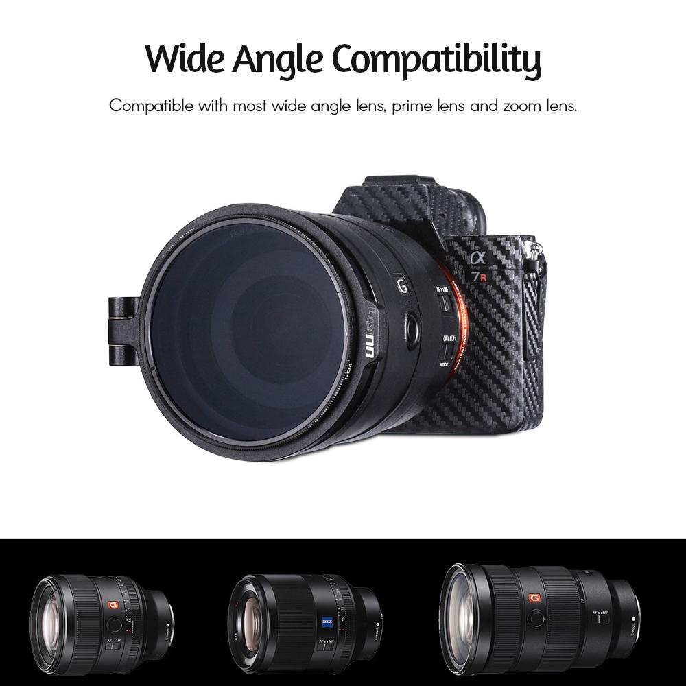 Ống kính máy ảnh R-82 82mm Bộ lọc ND Vòng điều hợp kim loại Tương thích với máy ảnh DSLR 