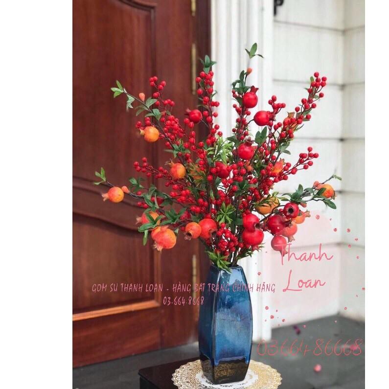 Lọ hoa - Bình hoa gốm sứ Bát Tràng cao cấp - Decor đẹp trang trí phòng khách, hội nghị, khách sạn