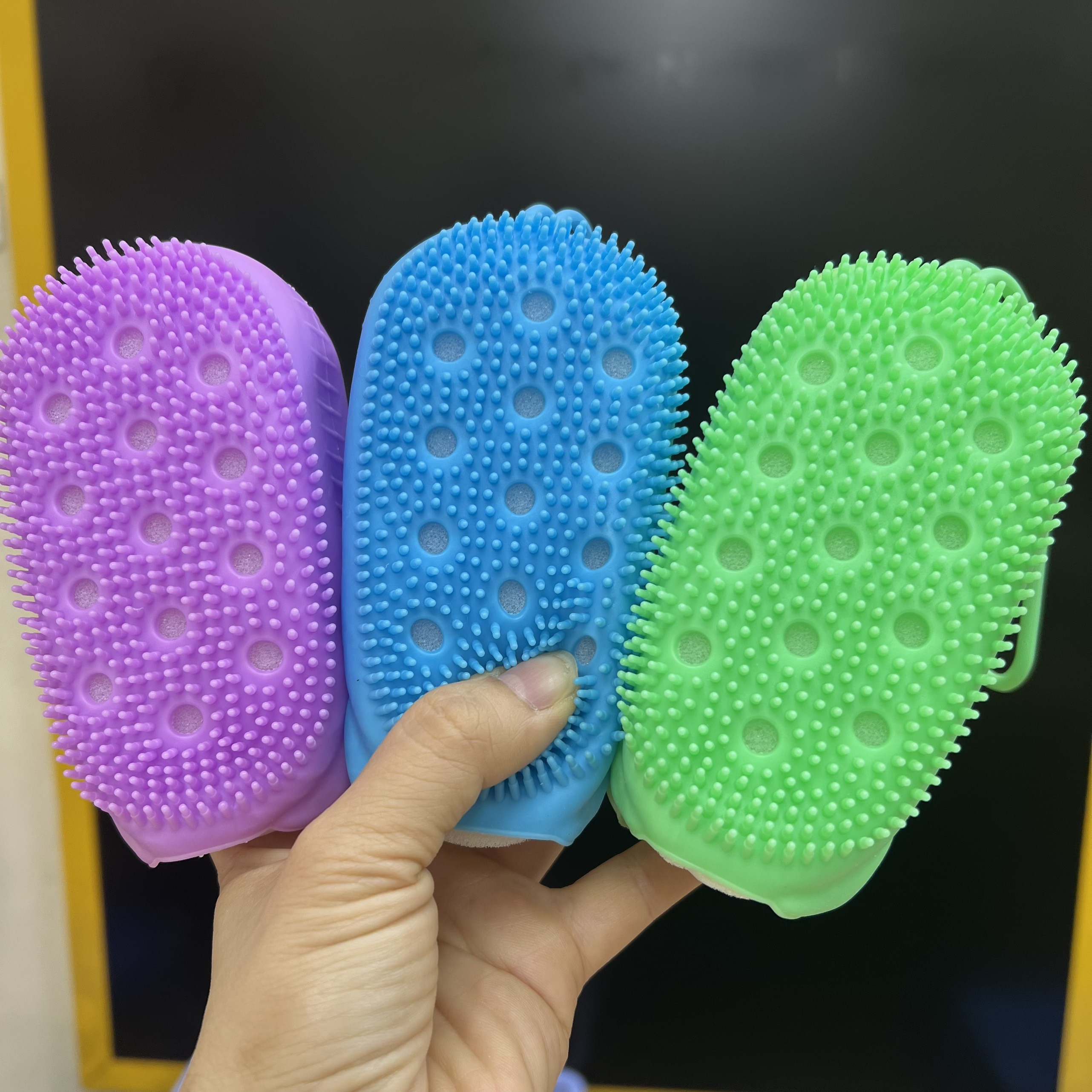Cây Cọ Lưng 2 Đầu 1 Đầu Bông 1 Đầu Bàn Chải,Bàn chải tắm