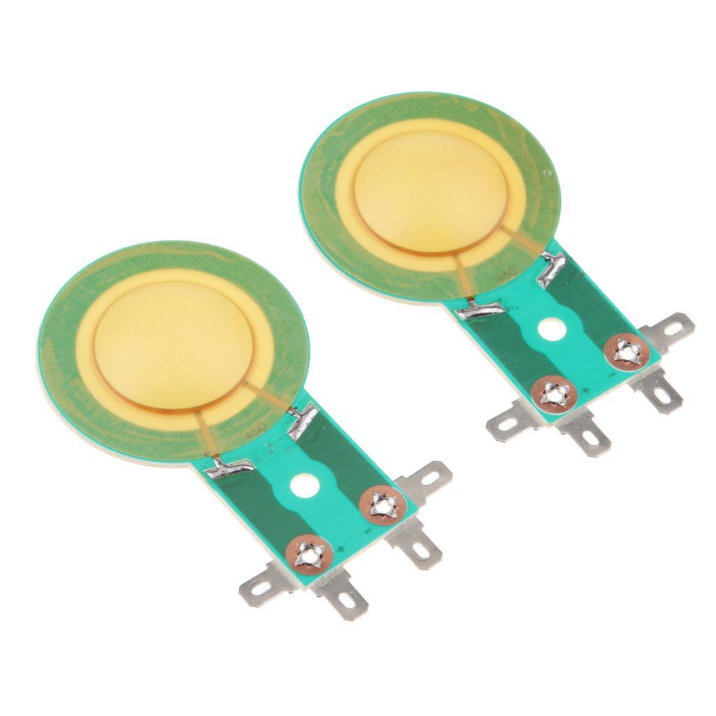 2 Pack 25.5mm Speaker Driver Dome Diaphragm Voice