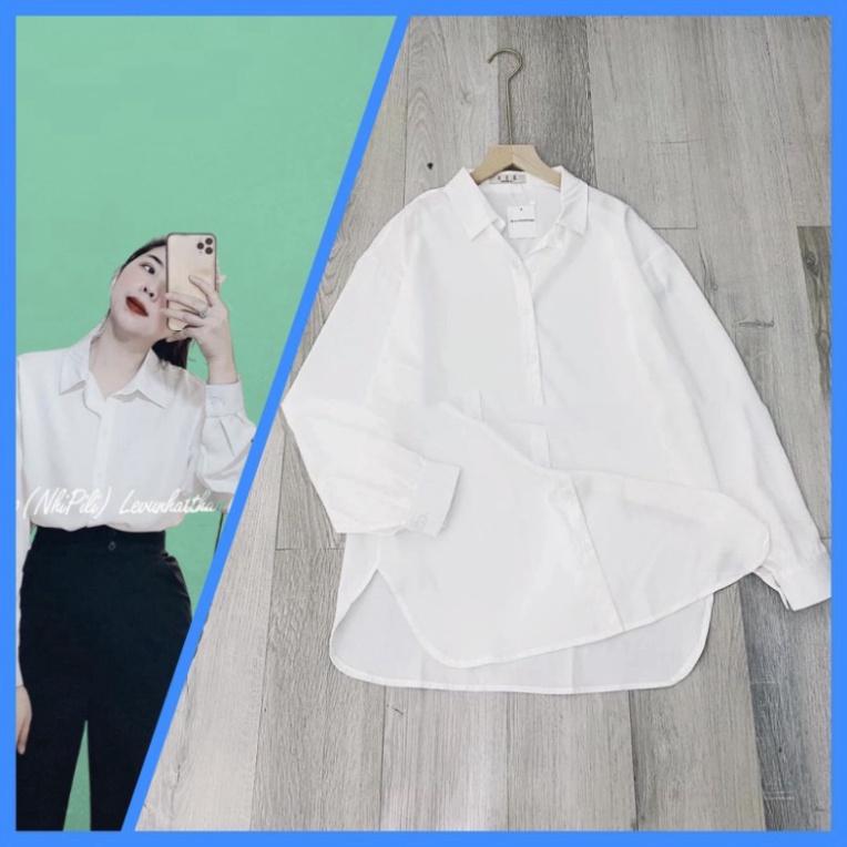 Áo Sơ Mi Kiểu nữ đẹp Form Rộng Phong cách sành điệu Hàn Quốc FreeSize siêu xinh