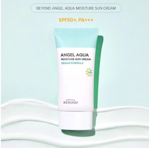 Kem chống nắng làm dịu giúp hạ nhiệt Beyond Angel Aqua Moisture Sun Cream SPF 50+/PA
