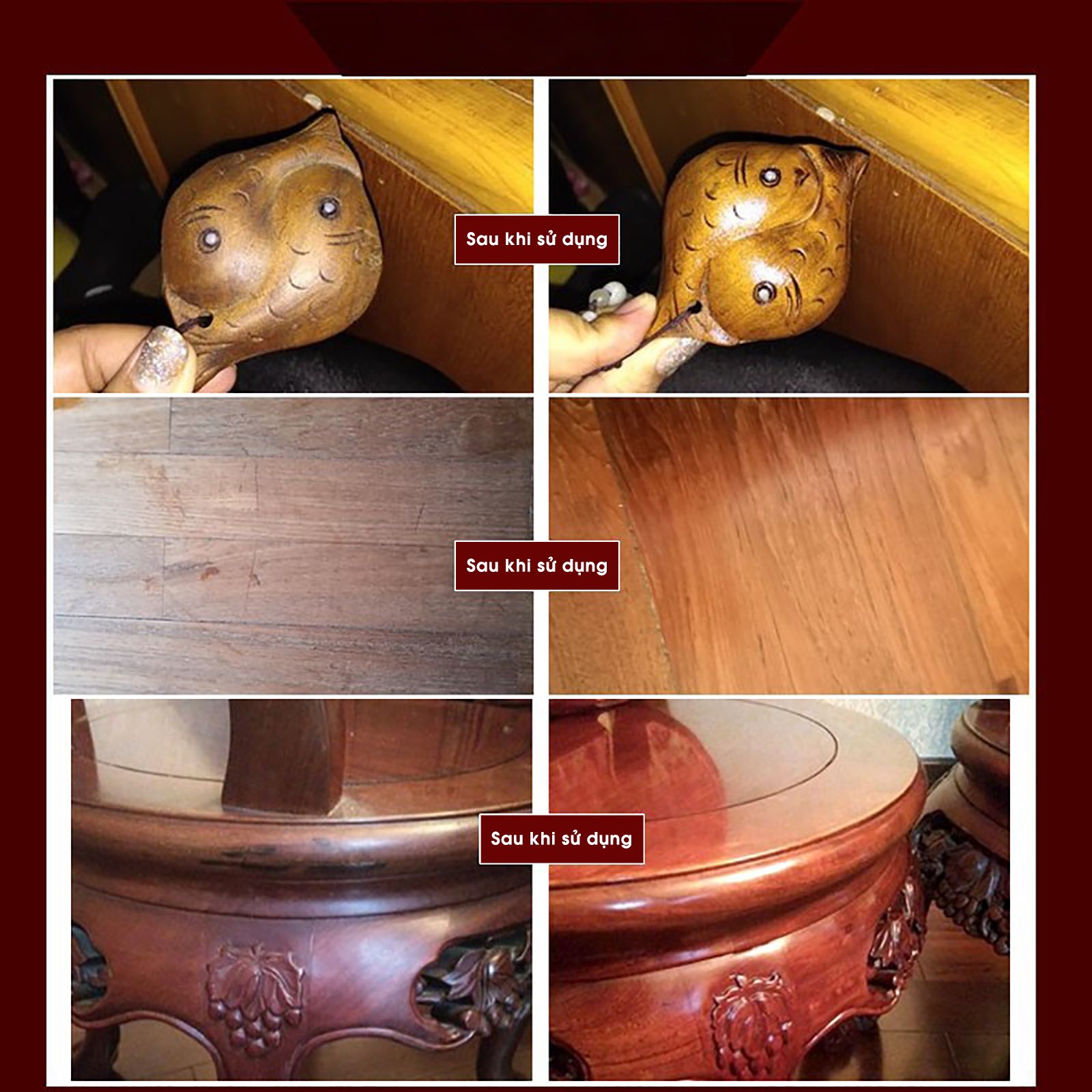 Dung Dịch Xịt Đánh Bóng Nội Thất Đồ Gỗ Khôi Phục Màu Sắc Cho Đồ Nội Thất Chống Trầy Xước Loại Bỏ Xước Răm Loại Bỏ Bụi Bẩn Tích Tụ Lâu Ngày Kèm Vòi Xịt