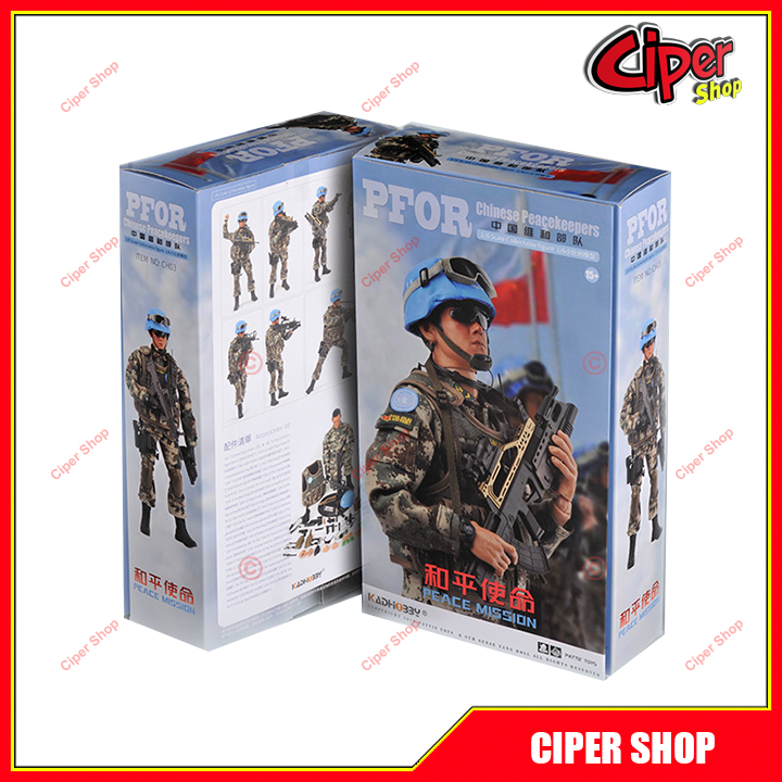 Mô hình Lính PFOR Chinese Peacekeepers CH03 1/6 - KADHOBBY