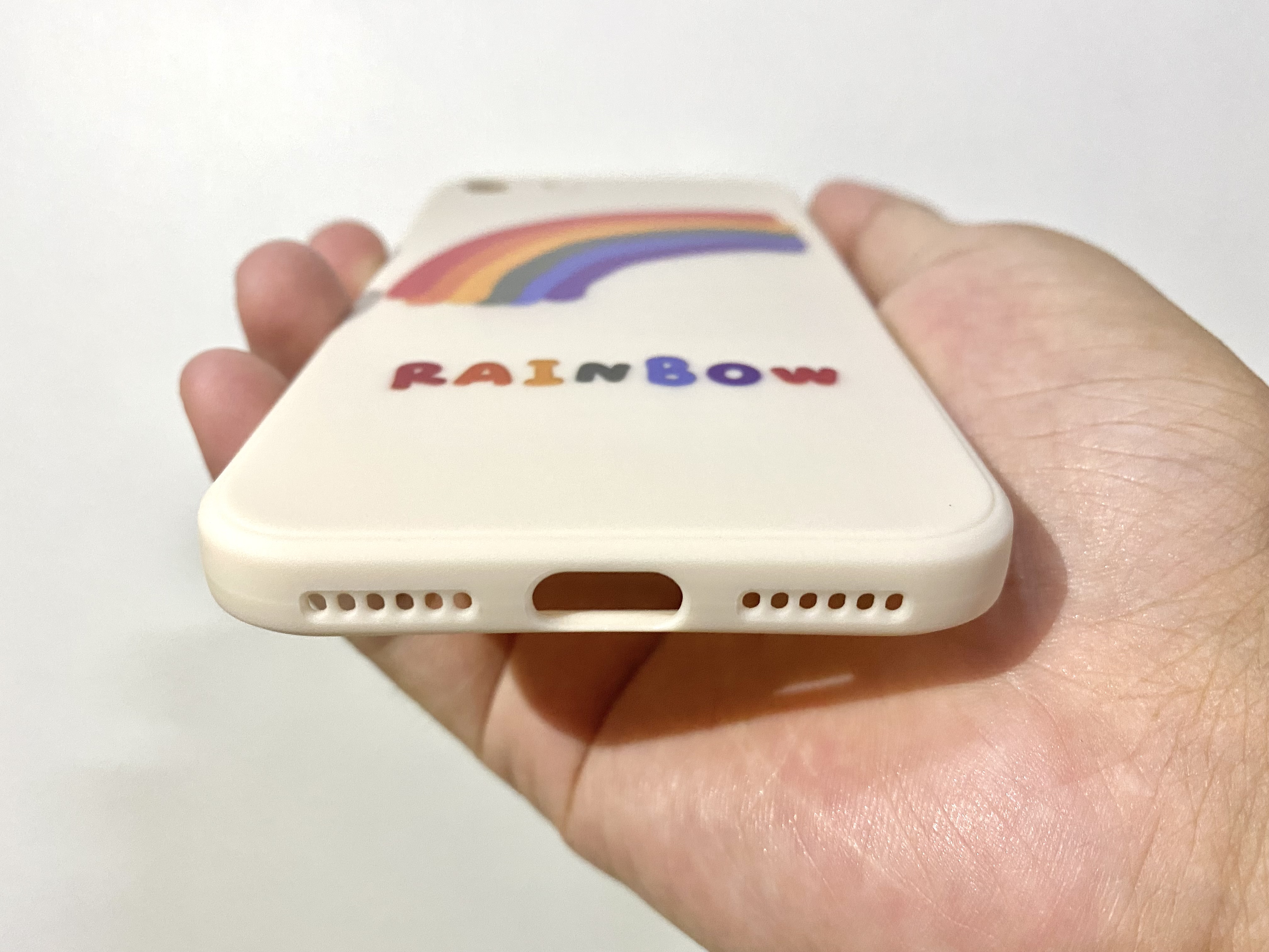 Ốp Lưng Cạnh Vuông Rainbow Dành Cho iPhone 6 / 6 Plus / 7 / 7 Plus / 8 / 8 Plus / X / Xs / Xs Max / 11 / 11 Pro / 11 Pro Max / 12 / 12 Pro / 12 Pro Max