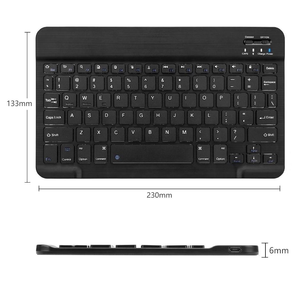 Bàn phím GOOJODOQ bluetooth 10" dành cho tablet táo 2018 Pro 11 12.9 2018 2020 10.5 Air 2 3