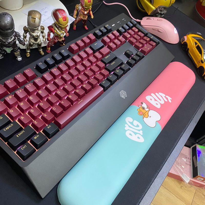 Bàn phím cơ Mojike GK1 Black Red _Hàng chính hãng