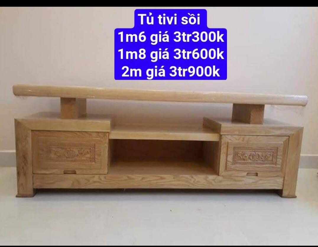 Tủ tivi -Kệ ti vi gỗ sồi nhiều kích thước