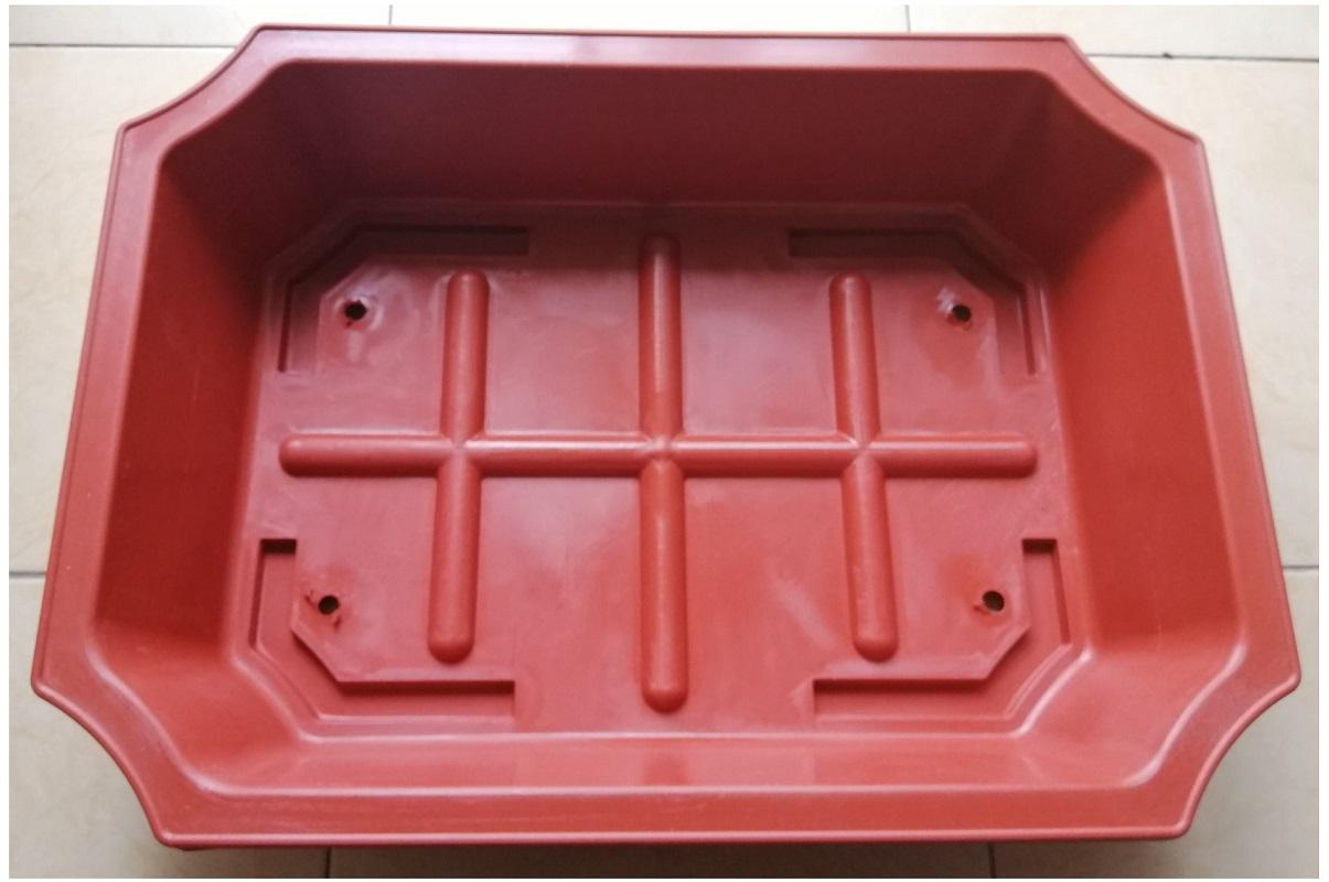 5 Khay Nhựa Bình Thuận PLASTIC Kích Thước 50X35X12CM - Màu Nâu